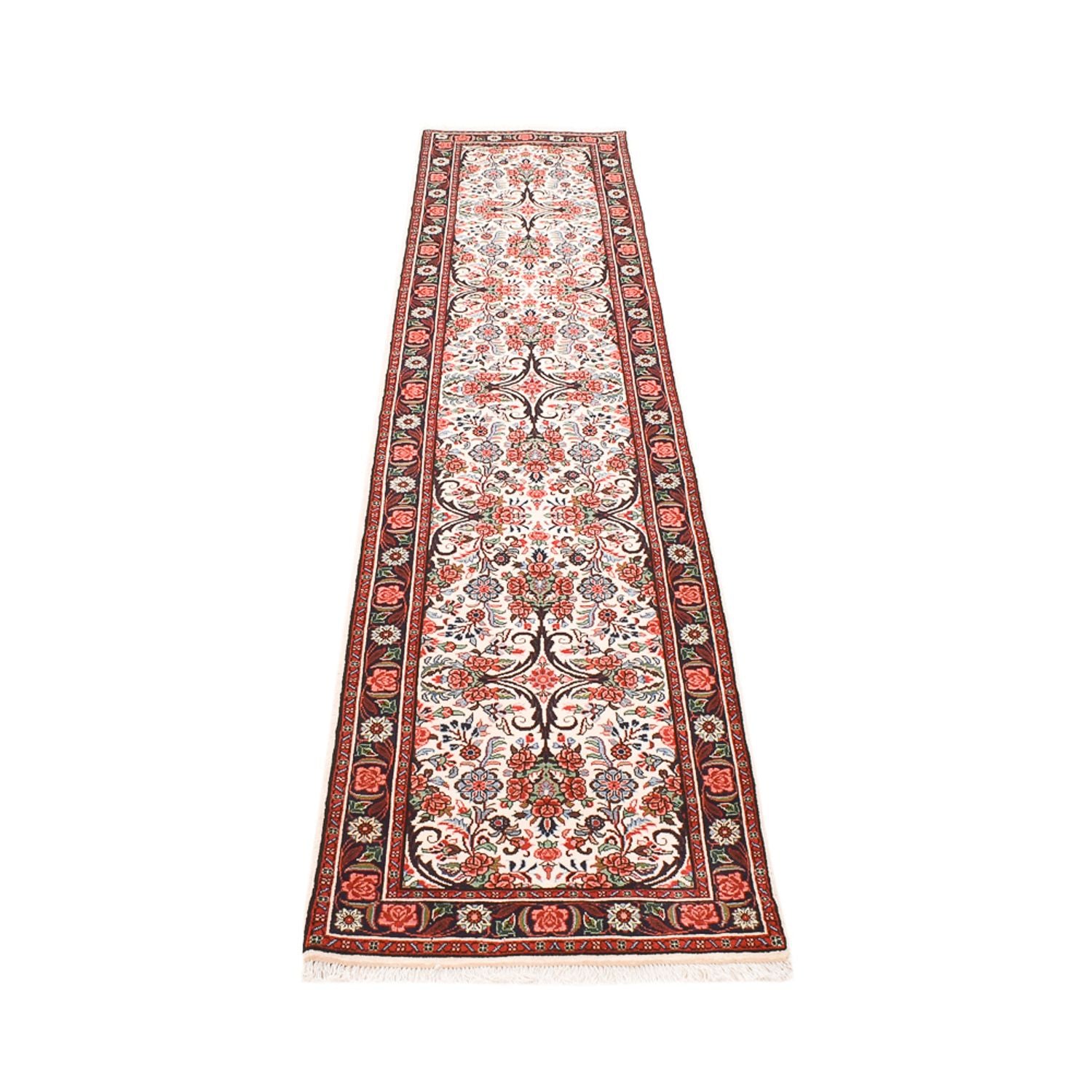 Alfombra de pasillo Alfombra persa - Bidjar - 314 x 70 cm - beige