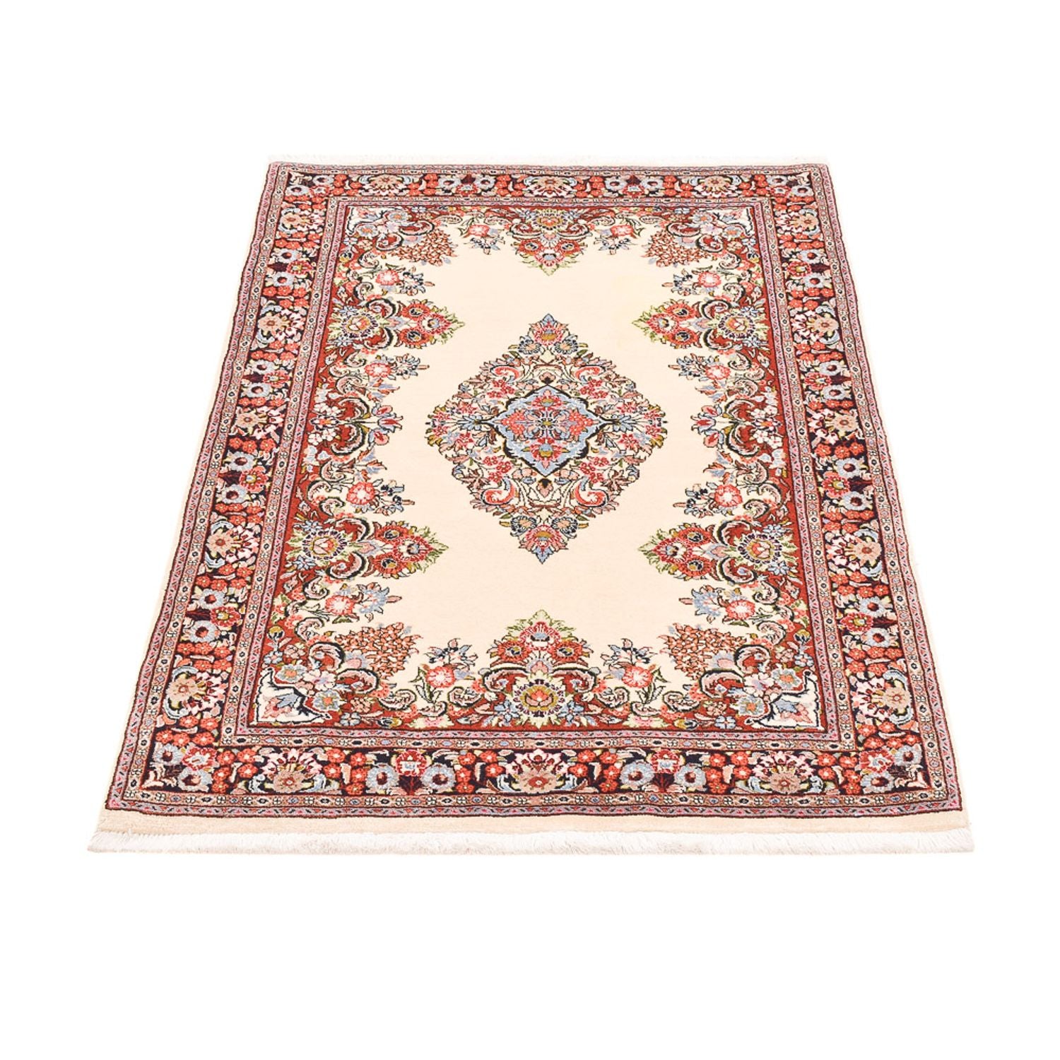 Alfombra persa - Bidjar - 151 x 99 cm - beige