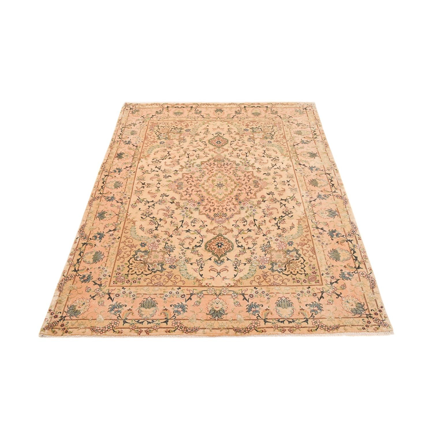 Alfombra Persa - Tabriz - Real - 198 x 148 cm - caramelo