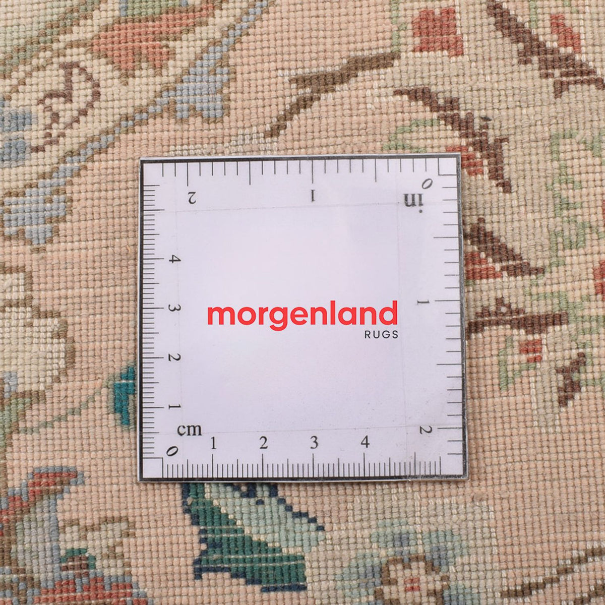 Alfombra Persa - Tabriz - Real redondo  - 200 x 200 cm - arena