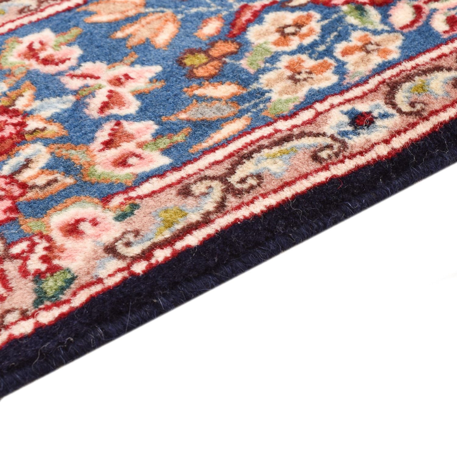 Alfombra persa - Real - 200 x 130 cm - azul oscuro