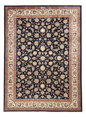 Alfombra persa - Clásica - Real - 338 x 247 cm - azul oscuro