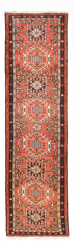 Alfombra de pasillo Alfombra persa - Nómada - 270 x 68 cm - rojo claro