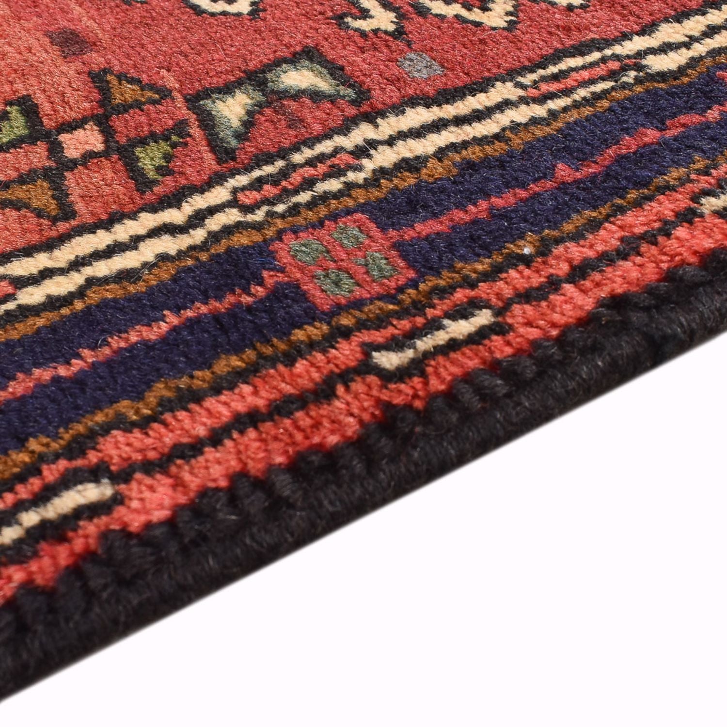 Alfombra de pasillo Alfombra persa - Nómada - 270 x 68 cm - rojo claro