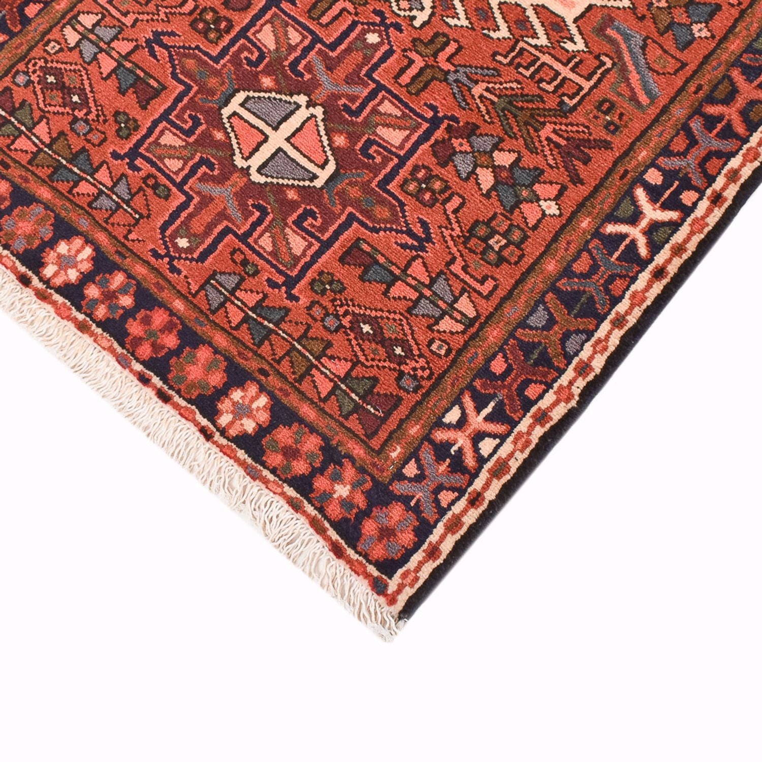 Alfombra de pasillo Alfombra persa - Nómada - 281 x 78 cm - rojo claro
