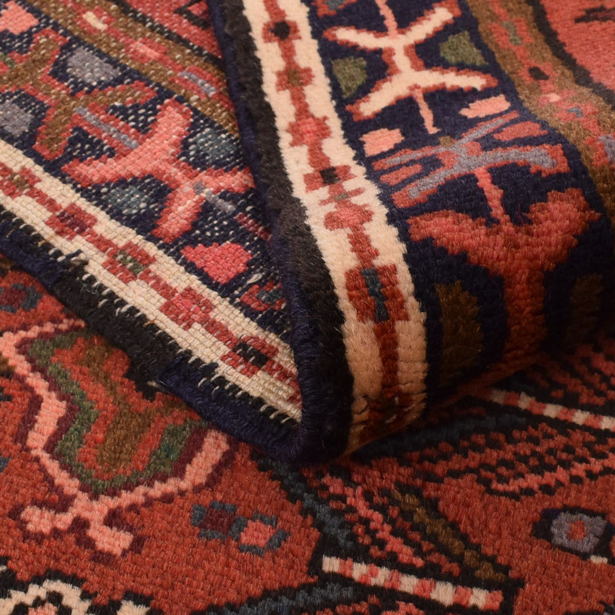 Alfombra de pasillo Alfombra persa - Nómada - 281 x 78 cm - rojo claro