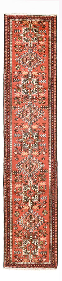Alfombra de pasillo Alfombra persa - Nómada - 287 x 68 cm - rojo