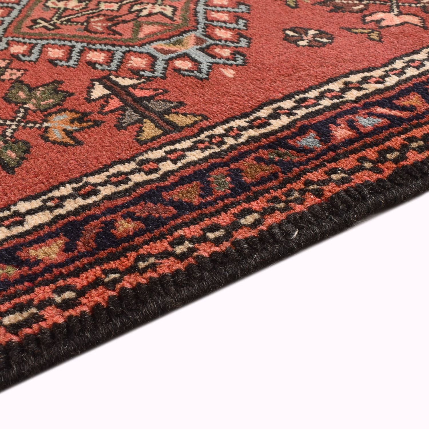 Alfombra de pasillo Alfombra persa - Nómada - 287 x 68 cm - rojo