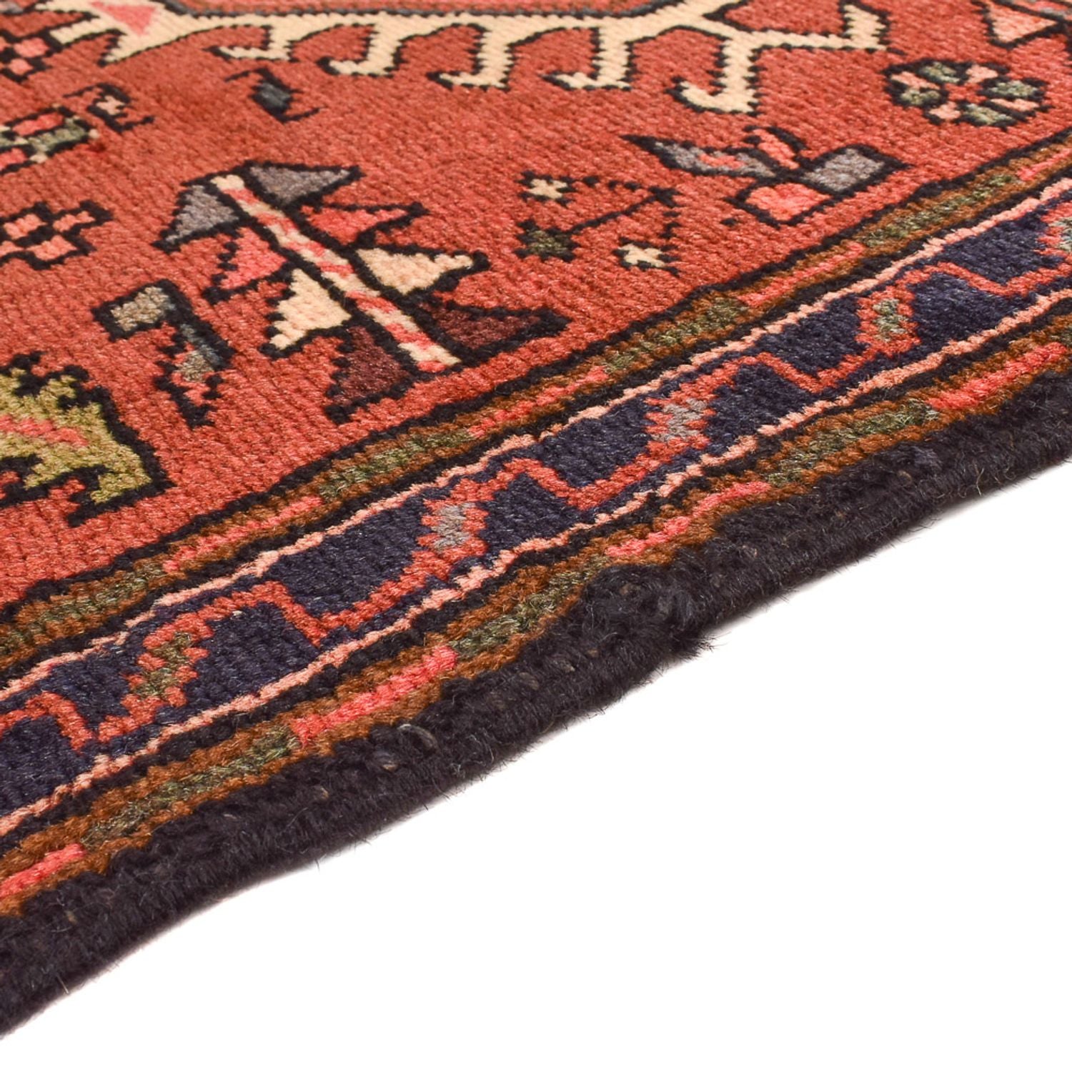 Alfombra de pasillo Alfombra persa - Nómada - 288 x 75 cm - rojo claro