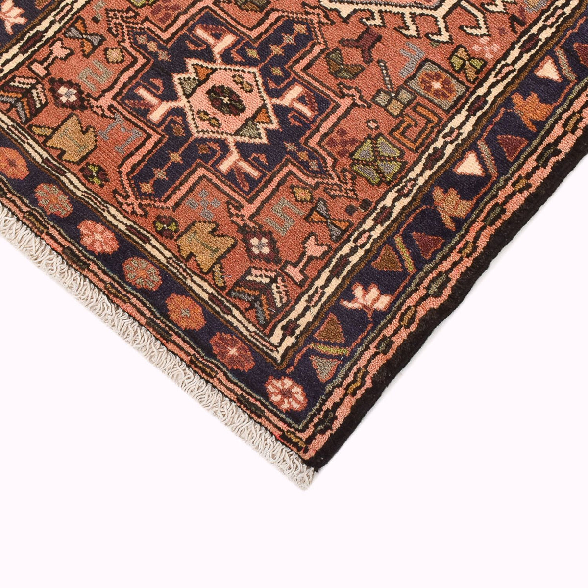 Alfombra de pasillo Alfombra persa - Nómada - 285 x 65 cm - rojo claro