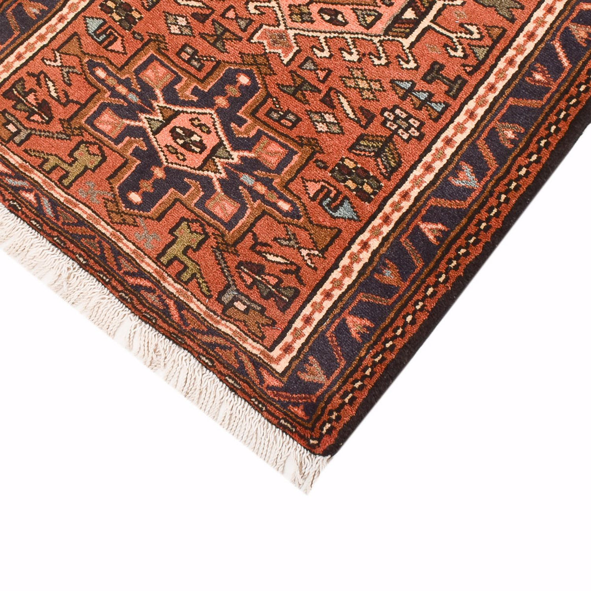 Alfombra de pasillo Alfombra persa - Nómada - 285 x 71 cm - rojo claro