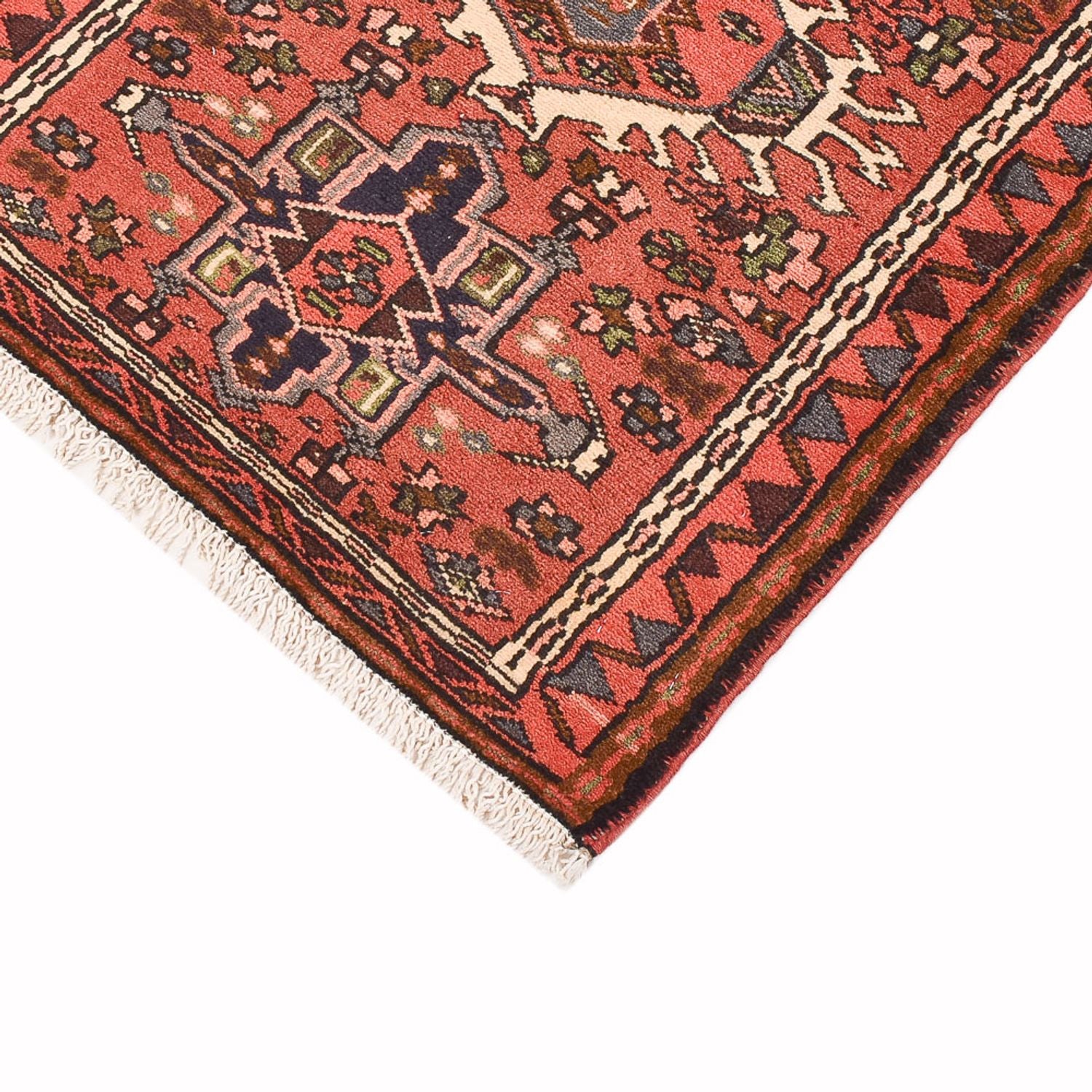 Alfombra de pasillo Alfombra persa - Nómada - 296 x 72 cm - rojo claro