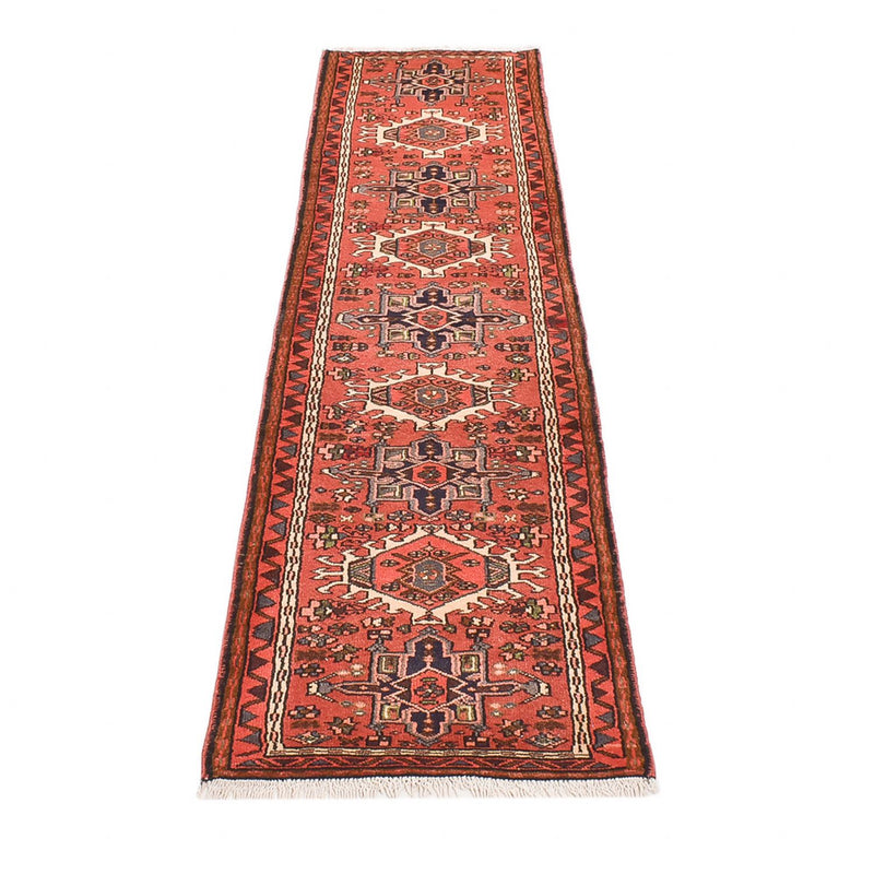 Alfombra de pasillo Alfombra persa - Nómada - 296 x 72 cm - rojo claro