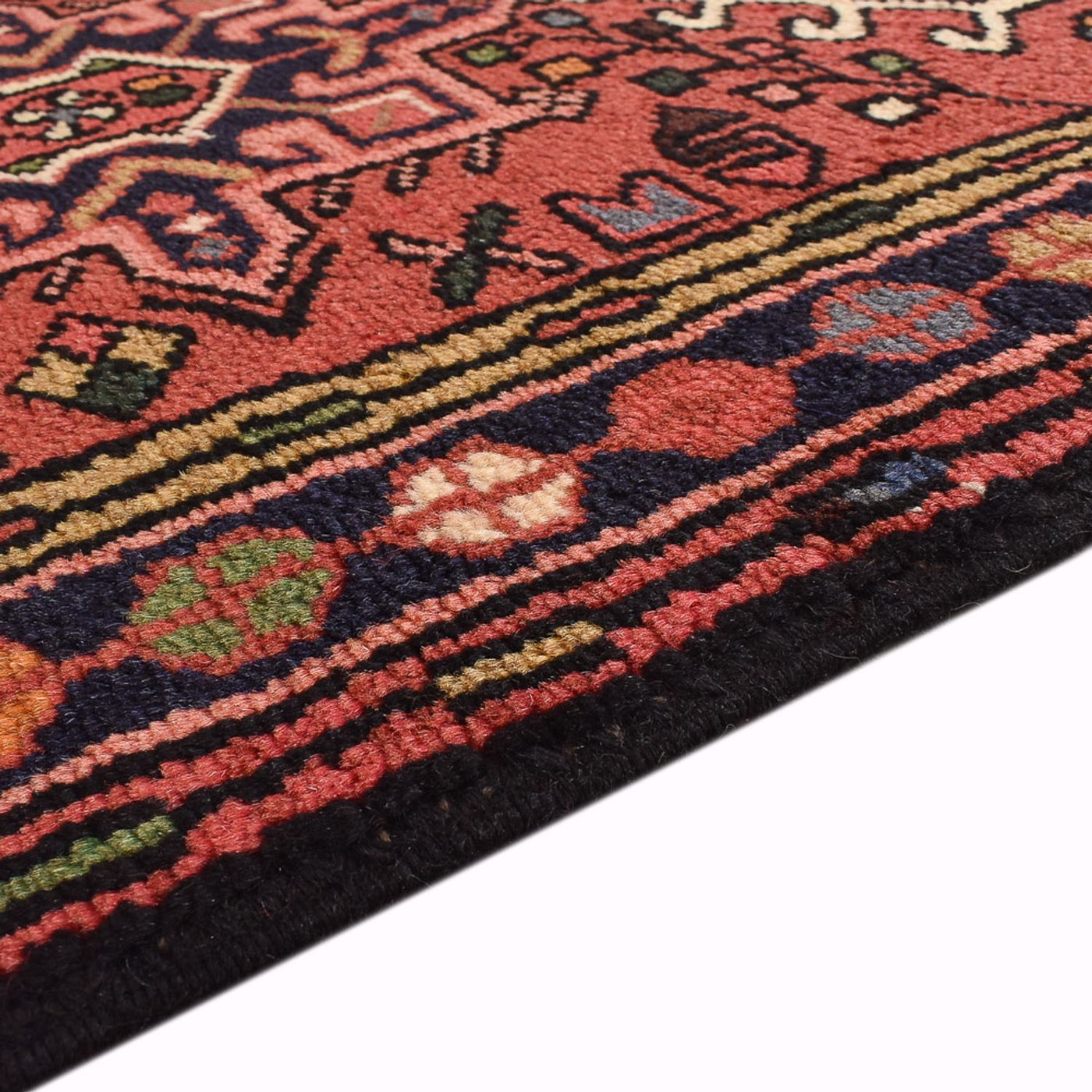 Alfombra de pasillo Alfombra persa - Nómada - 281 x 68 cm - rojo claro