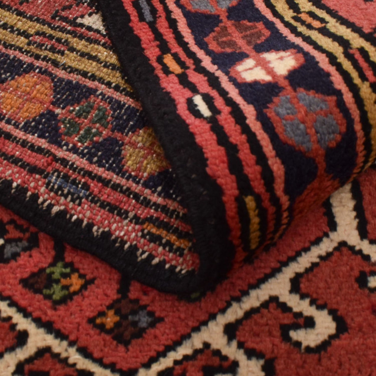 Alfombra de pasillo Alfombra persa - Nómada - 281 x 68 cm - rojo claro