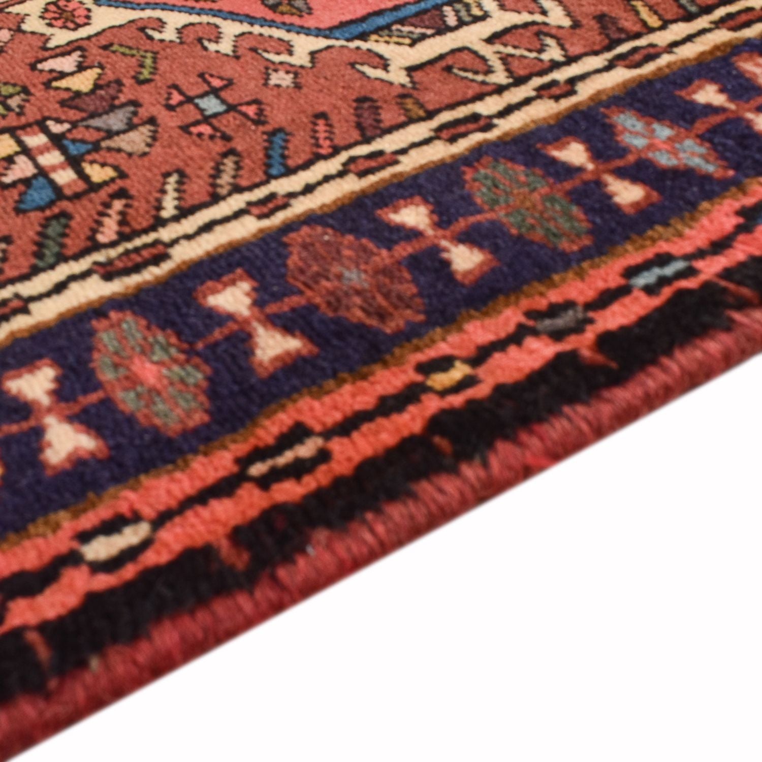 Alfombra de pasillo Alfombra persa - Nómada - 292 x 72 cm - rojo claro