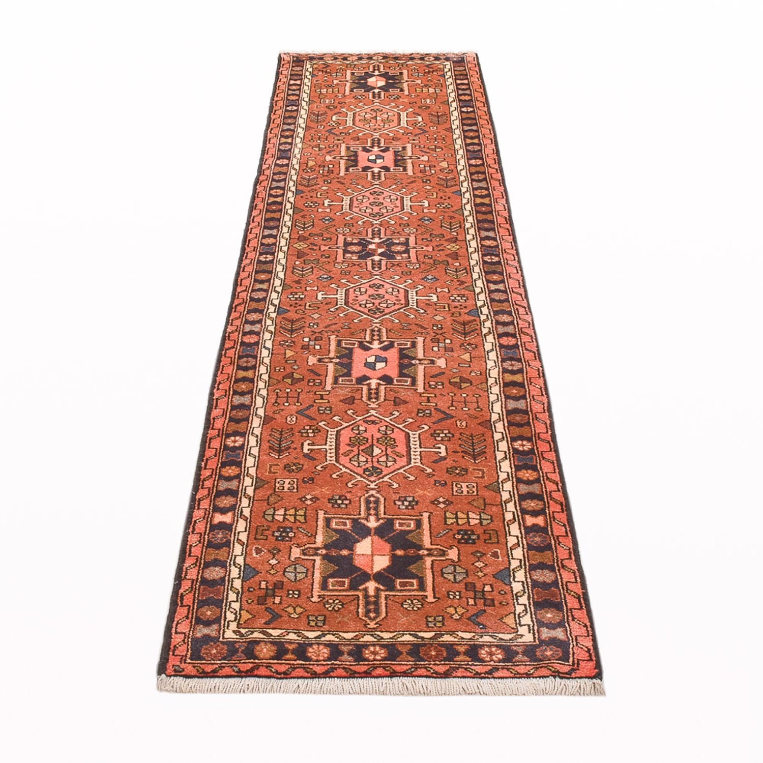 Alfombra de pasillo Alfombra persa - Nómada - 282 x 69 cm - rojo
