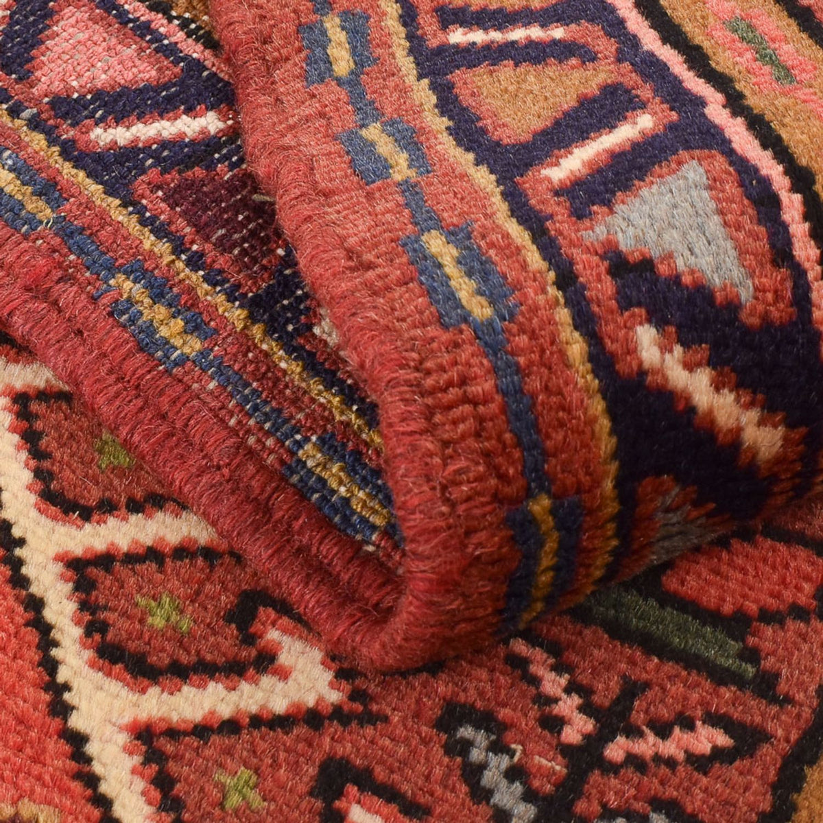 Alfombra de pasillo Alfombra persa - Nómada - 302 x 69 cm - rojo claro