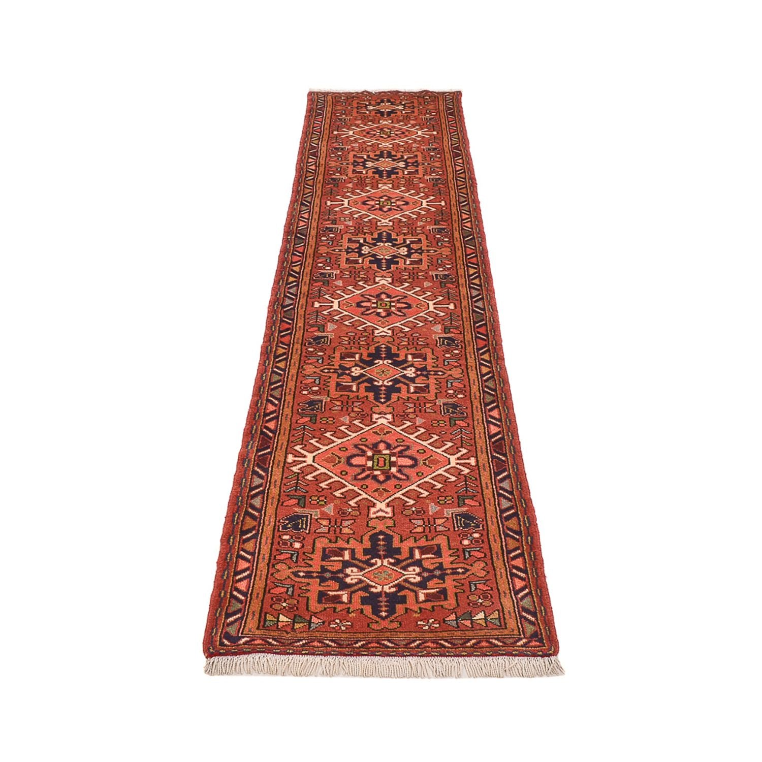 Alfombra de pasillo Alfombra persa - Nómada - 302 x 69 cm - rojo claro