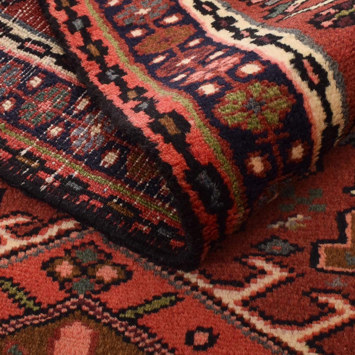 Alfombra de pasillo Alfombra persa - Nómada - 281 x 78 cm - rojo claro