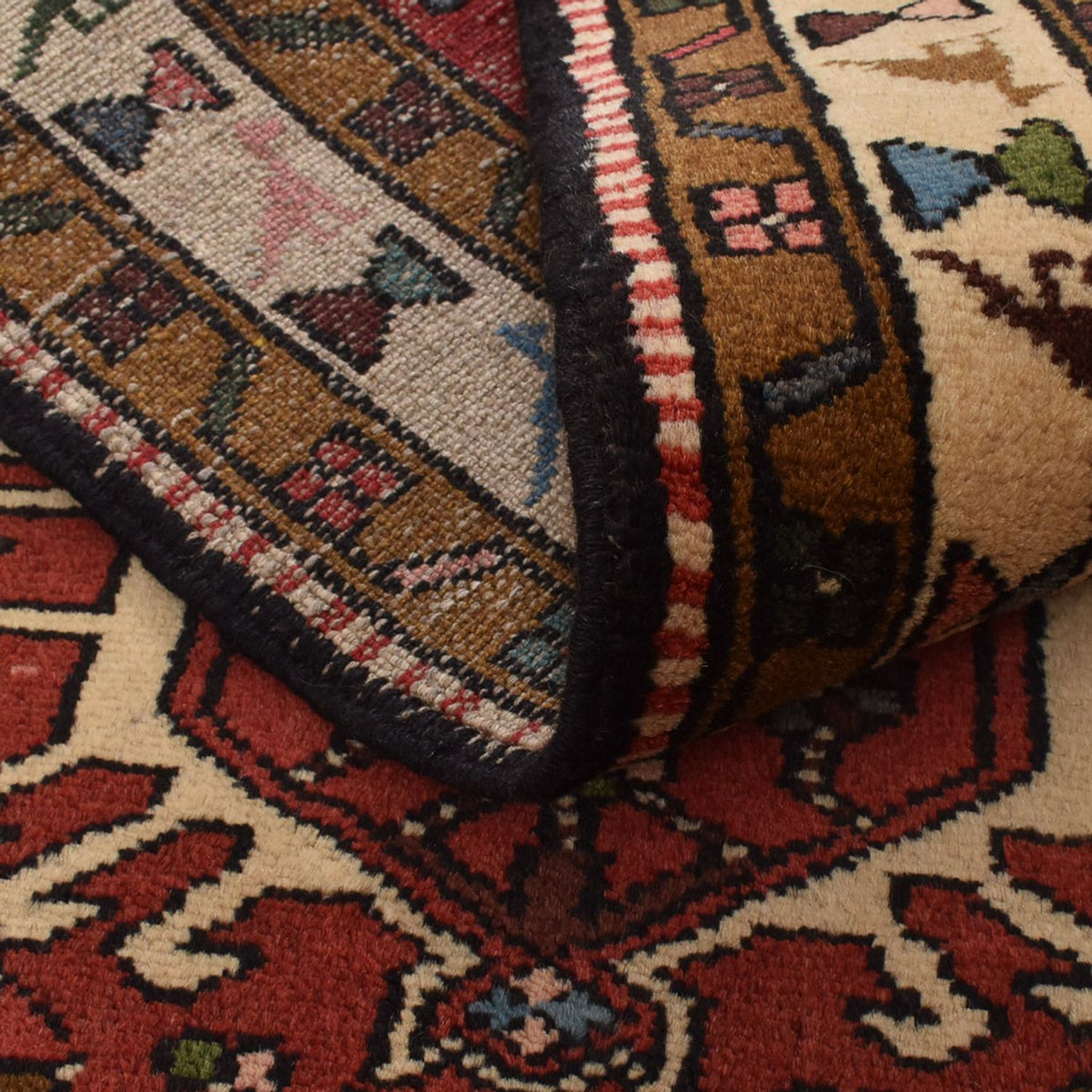 Alfombra de pasillo Alfombra persa - Nómada - 310 x 77 cm - rojo