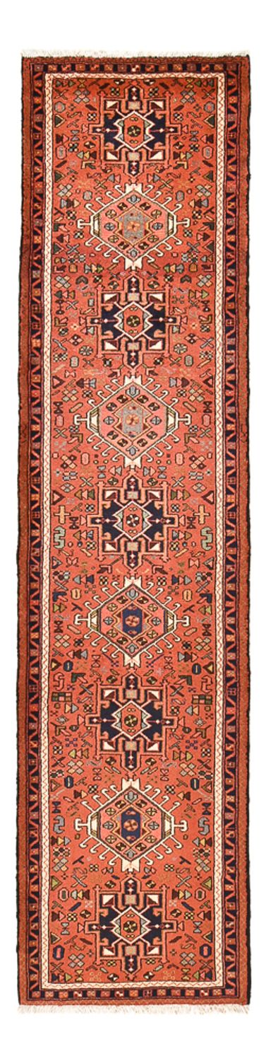 Alfombra de pasillo Alfombra persa - Nómada - 302 x 75 cm - rojo claro