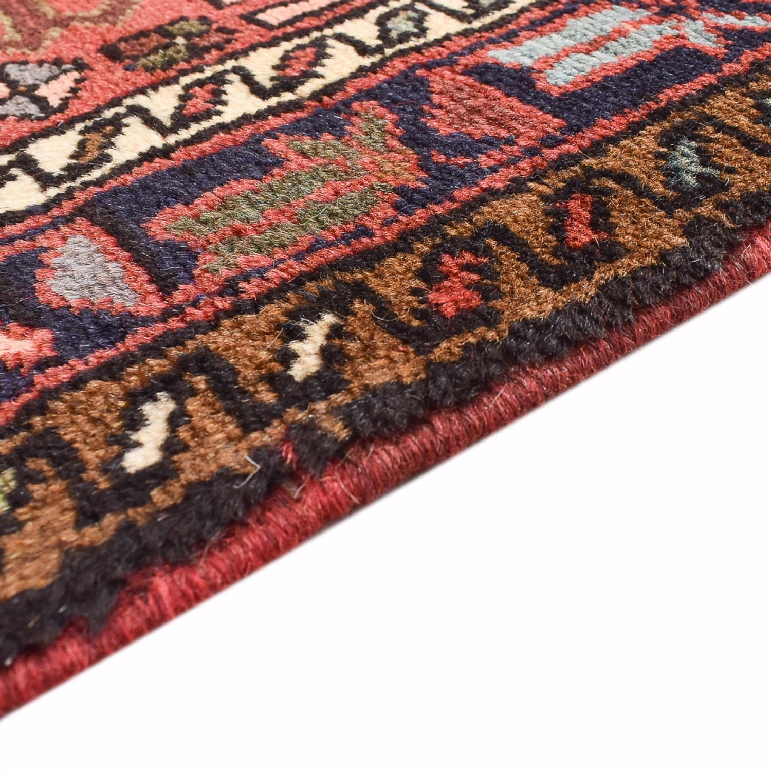 Alfombra de pasillo Alfombra persa - Nómada - 290 x 73 cm - rojo claro