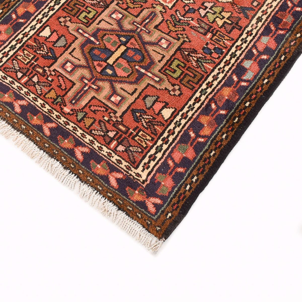 Alfombra de pasillo Alfombra persa - Nómada - 278 x 71 cm - rojo claro