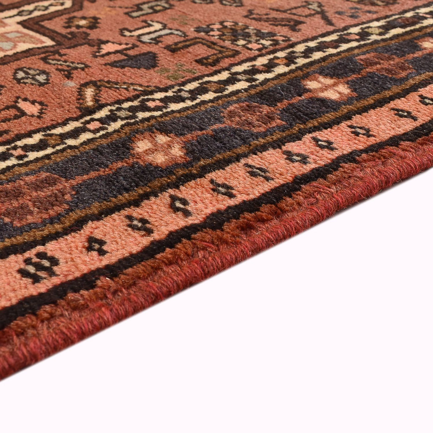 Alfombra de pasillo Alfombra persa - Nómada - 288 x 73 cm - rojo claro