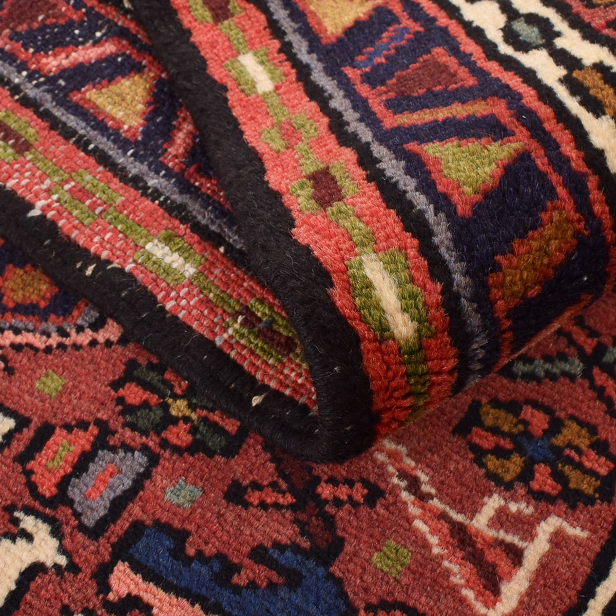 Alfombra de pasillo Alfombra persa - Nómada - 290 x 68 cm - rojo claro