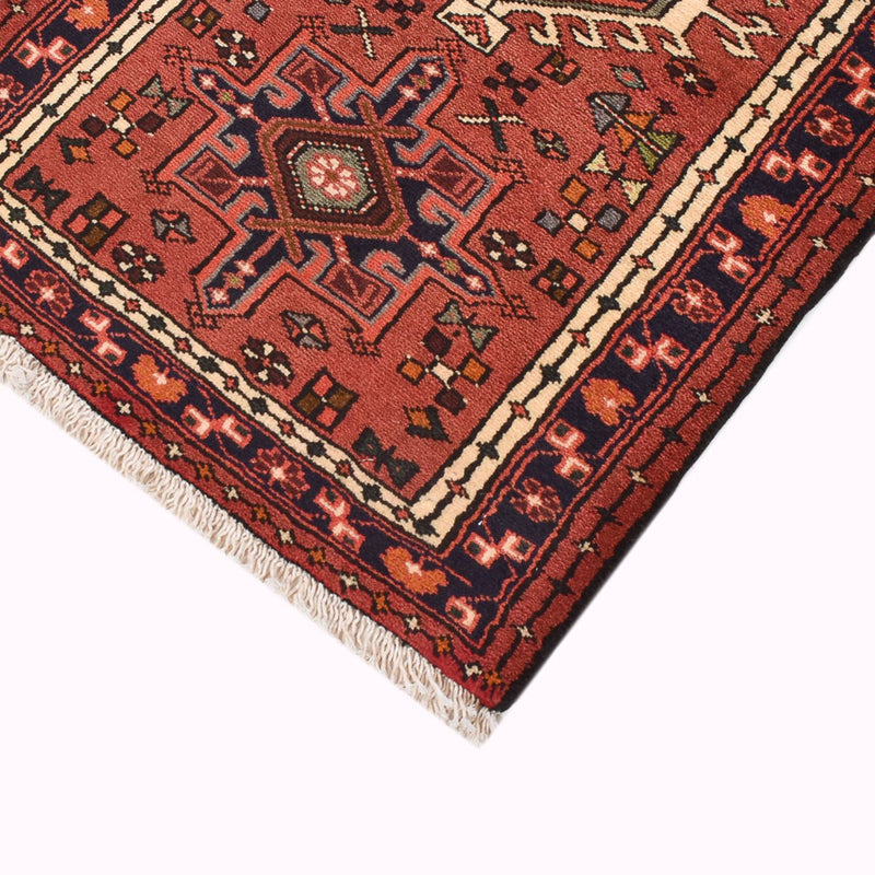 Alfombra de pasillo Alfombra persa - Nómada - 297 x 70 cm - rojo claro