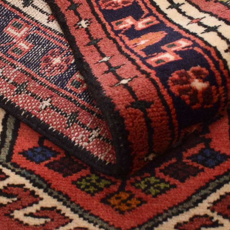 Alfombra de pasillo Alfombra persa - Nómada - 297 x 70 cm - rojo claro