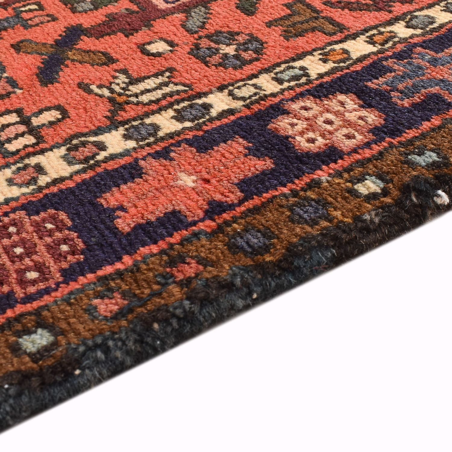 Alfombra de pasillo Alfombra persa - Nómada - 290 x 65 cm - rojo claro