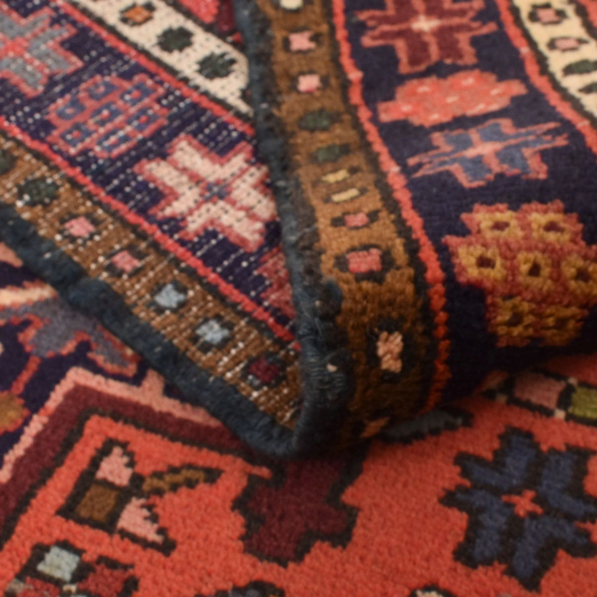 Alfombra de pasillo Alfombra persa - Nómada - 290 x 65 cm - rojo claro