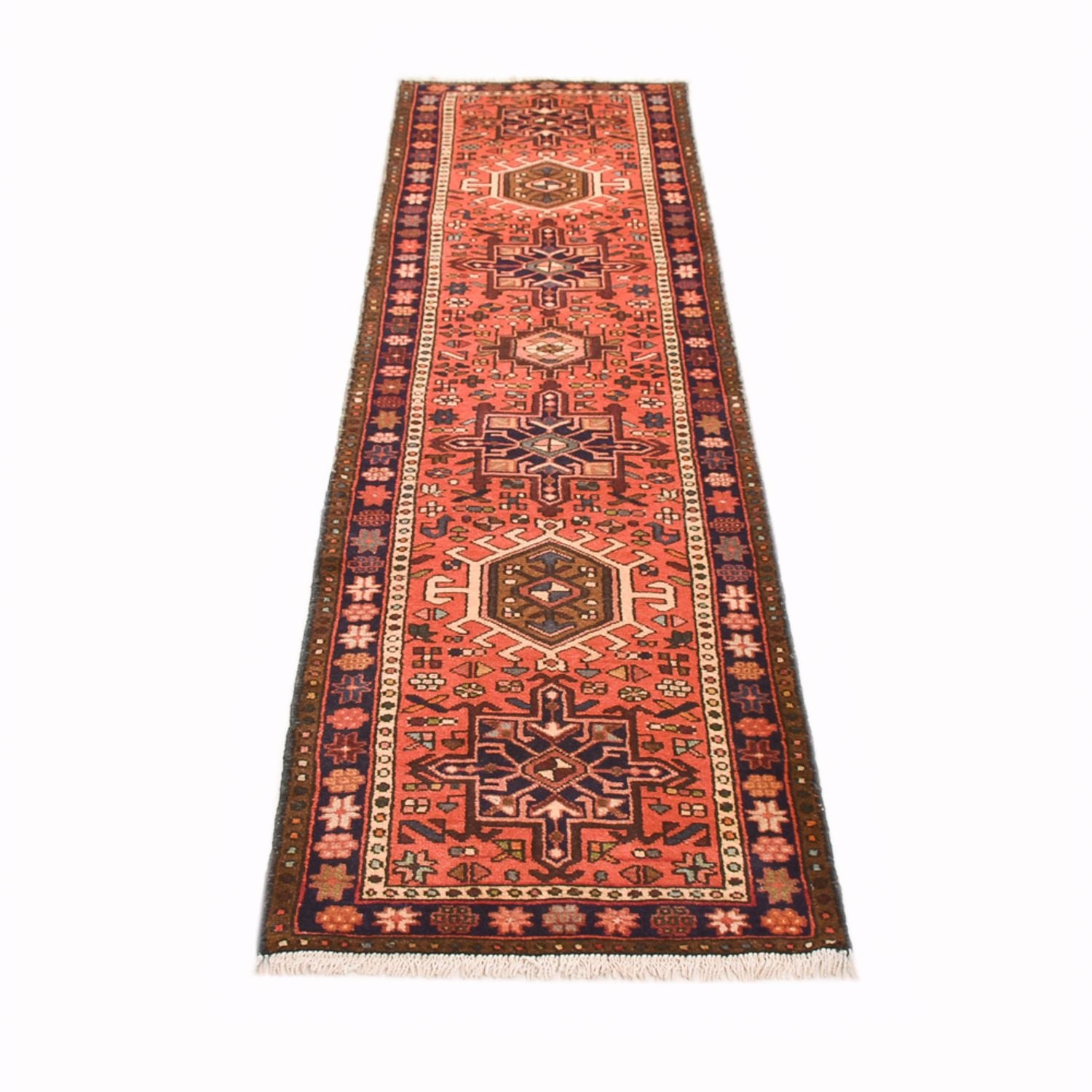 Alfombra de pasillo Alfombra persa - Nómada - 290 x 65 cm - rojo claro