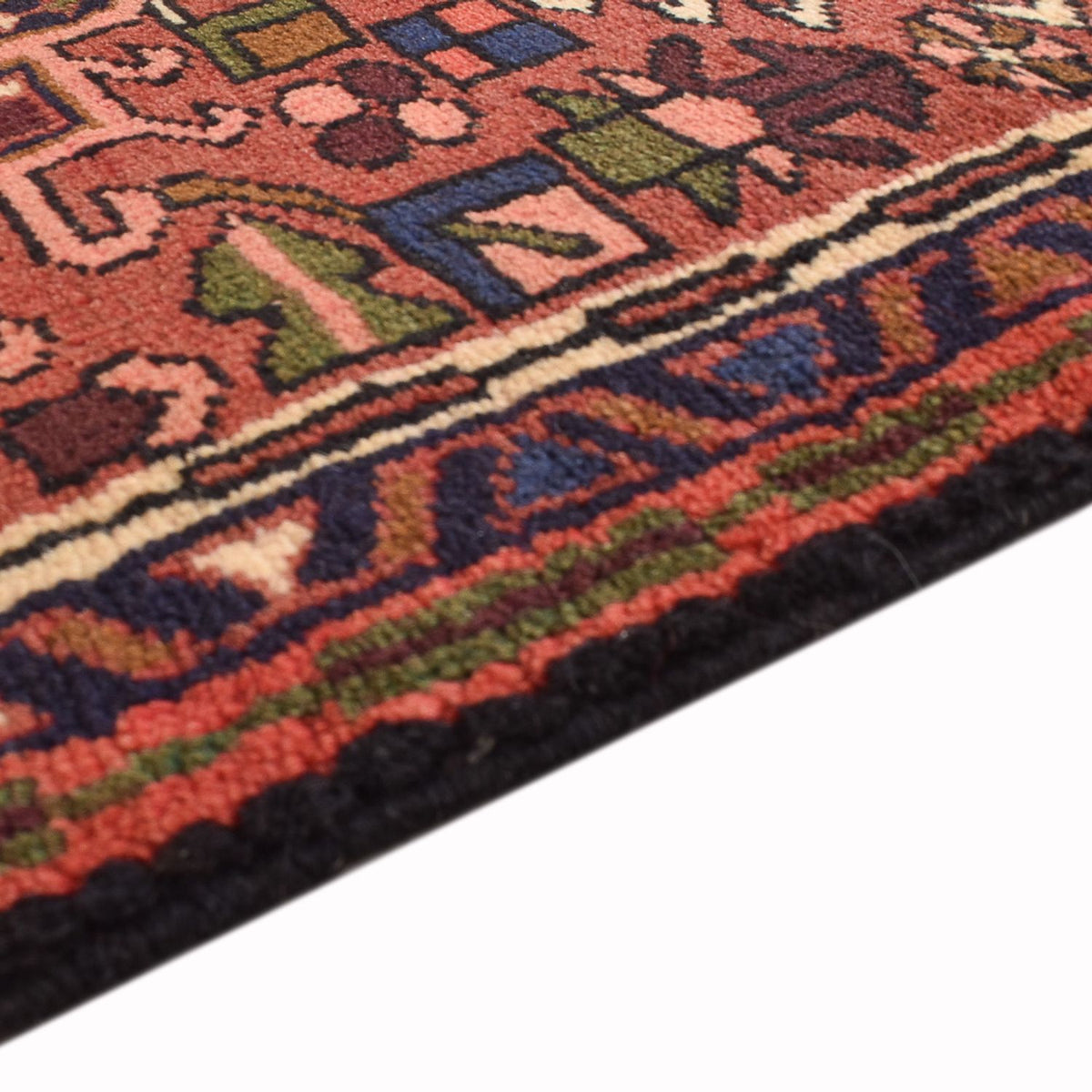 Alfombra de pasillo Alfombra persa - Nómada - 305 x 68 cm - rojo claro