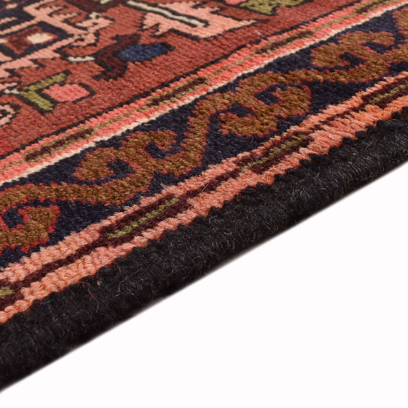 Alfombra de pasillo Alfombra persa - Nómada - 286 x 68 cm - rojo claro