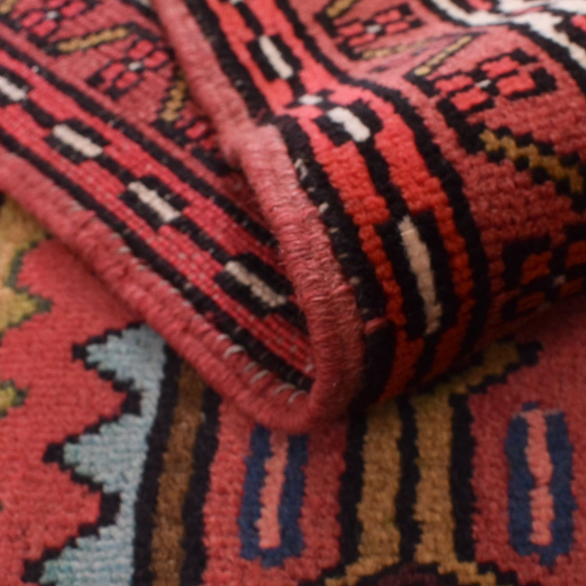 Alfombra de pasillo Alfombra persa - Nómada - 287 x 75 cm - rojo claro