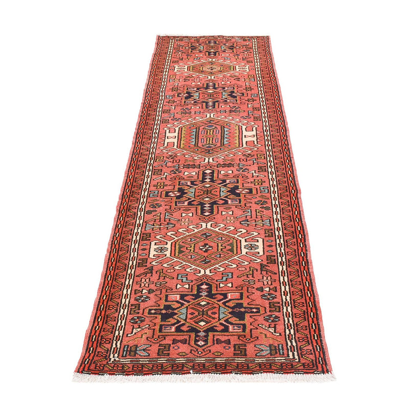 Alfombra de pasillo Alfombra persa - Nómada - 287 x 75 cm - rojo claro