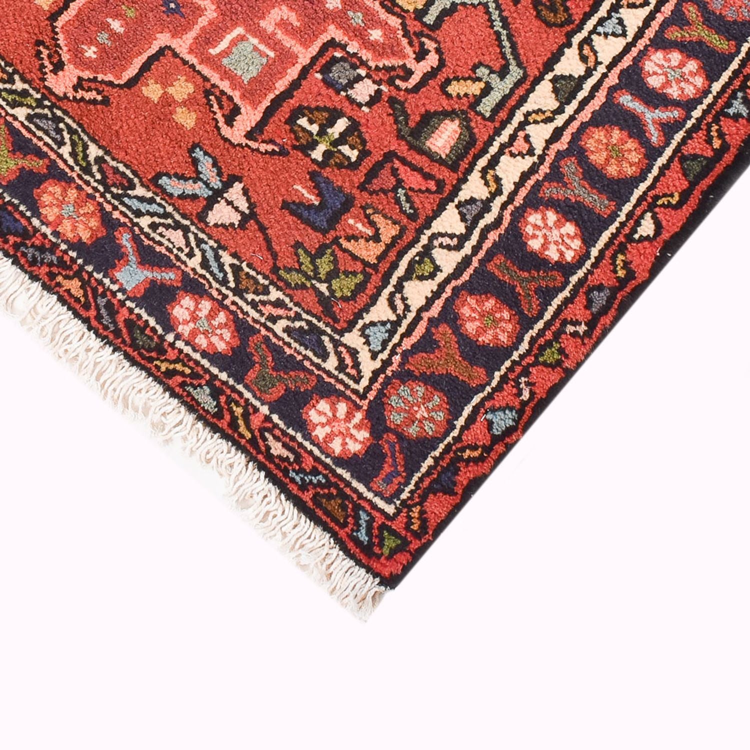 Alfombra de pasillo Alfombra persa - Nómada - 290 x 77 cm - rojo claro