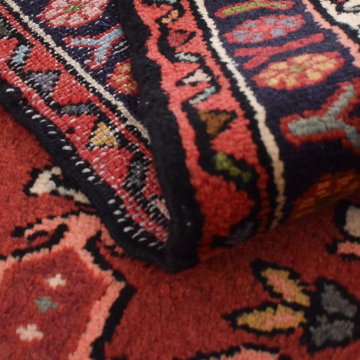 Alfombra de pasillo Alfombra persa - Nómada - 290 x 77 cm - rojo claro