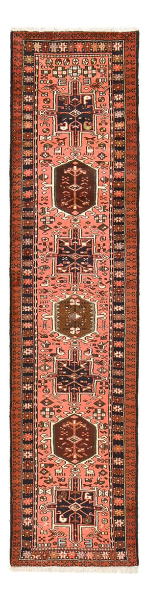 Alfombra de pasillo Alfombra persa - Nómada - 281 x 70 cm - rojo claro