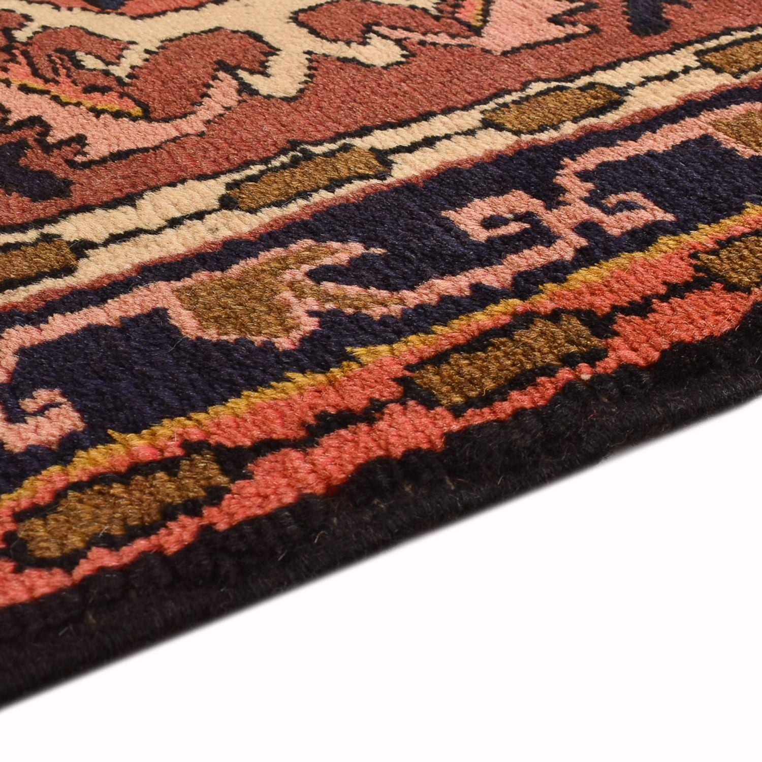 Alfombra de pasillo Alfombra persa - Nómada - 282 x 73 cm - rojo claro