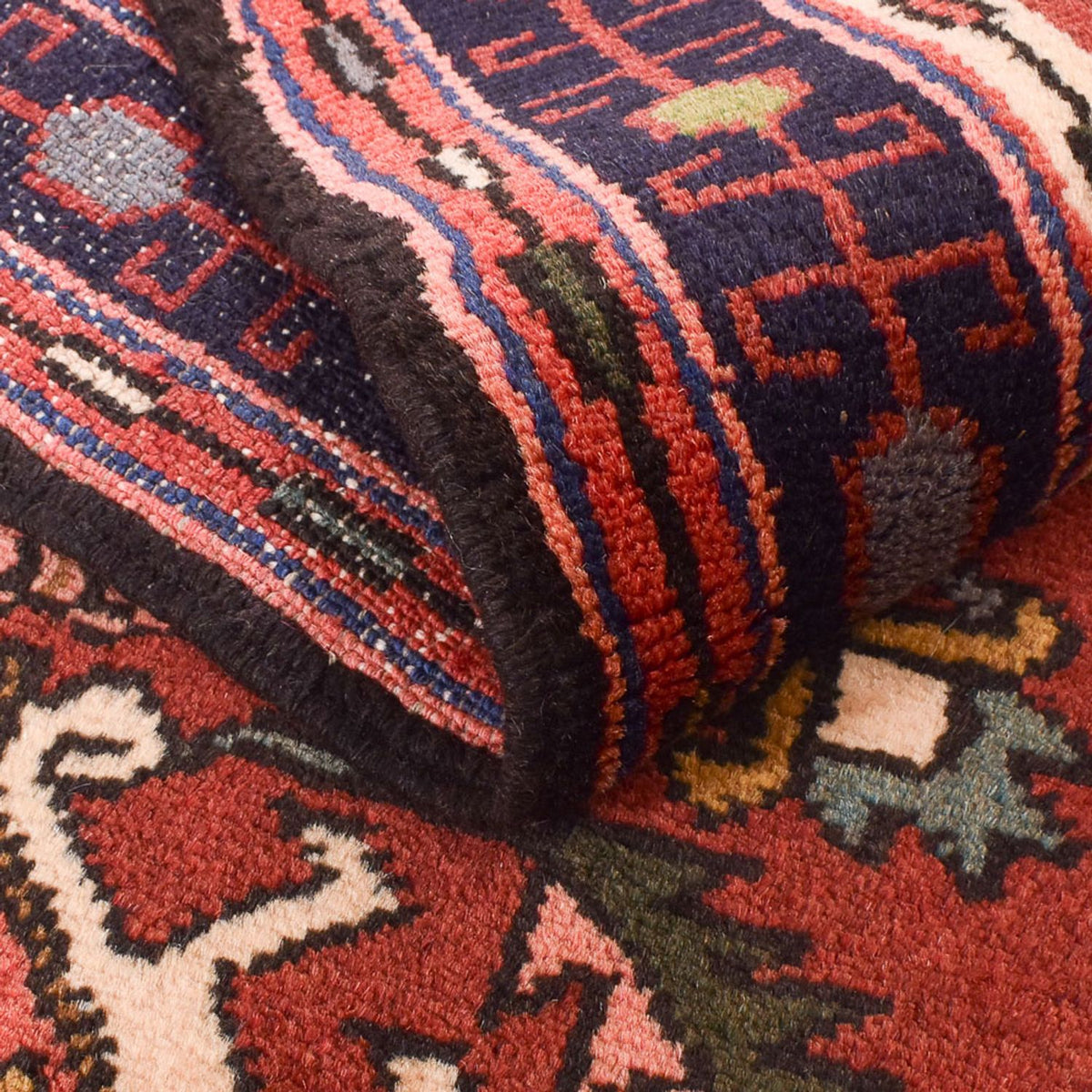 Alfombra de pasillo Alfombra persa - Nómada - 290 x 72 cm - rojo claro