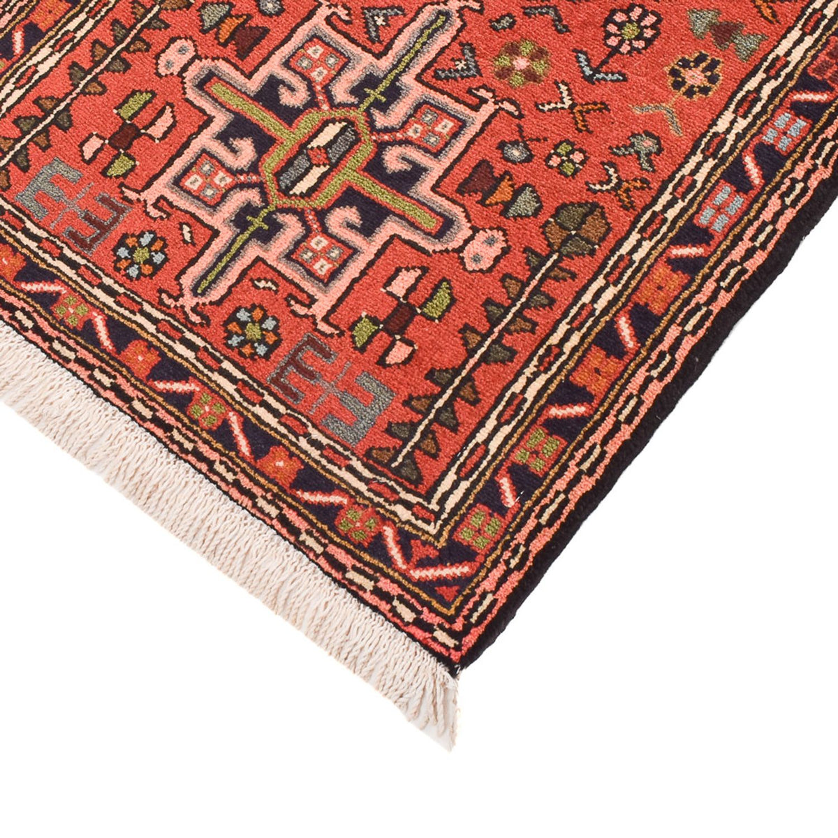 Alfombra de pasillo Alfombra persa - Nómada - 290 x 68 cm - rojo claro