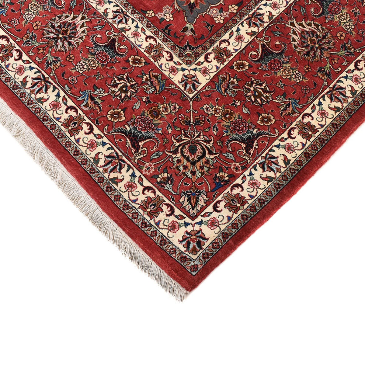 Alfombra persa - Bidjar - 380 x 296 cm - azul oscuro