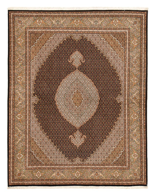 Alfombra Persa - Tabriz - Real - 250 x 202 cm - marrón oscuro