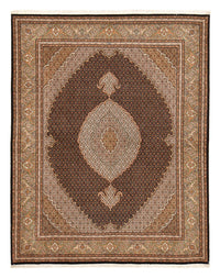 Alfombra Persa - Tabriz - Real - 250 x 202 cm - marrón oscuro