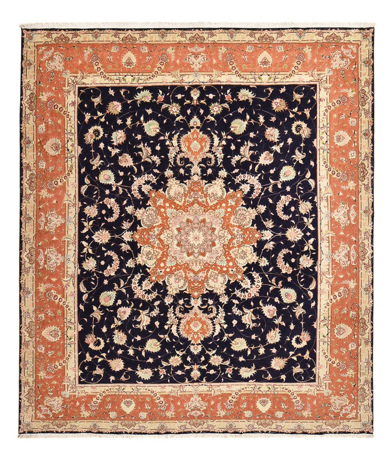 Alfombra persa - Clásica - 287 x 250 cm - azul oscuro