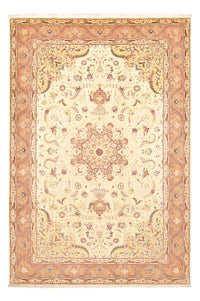 Alfombra Persa - Tabriz - Real - 300 x 200 cm - beige claro